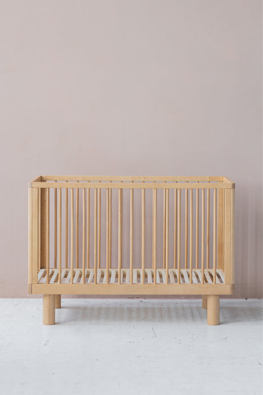 Nox cot in natural wood + conversion rail in natural wood / PRE - ORDER, shipping on or before 25th of October!