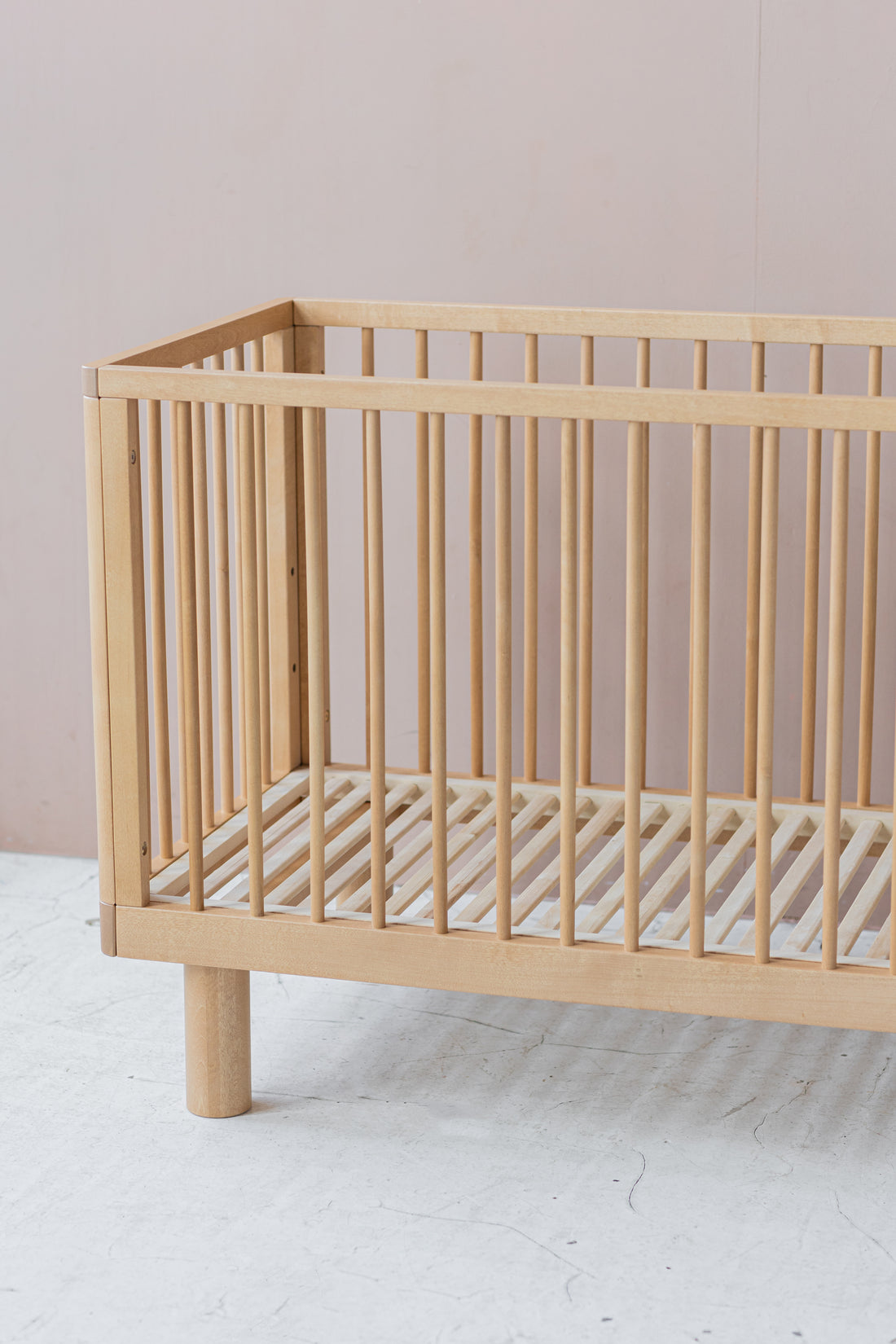 Nox cot in natural wood / PRE - ORDER, shipping on or before 25th of October!