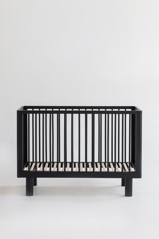 Nox cot in black satin