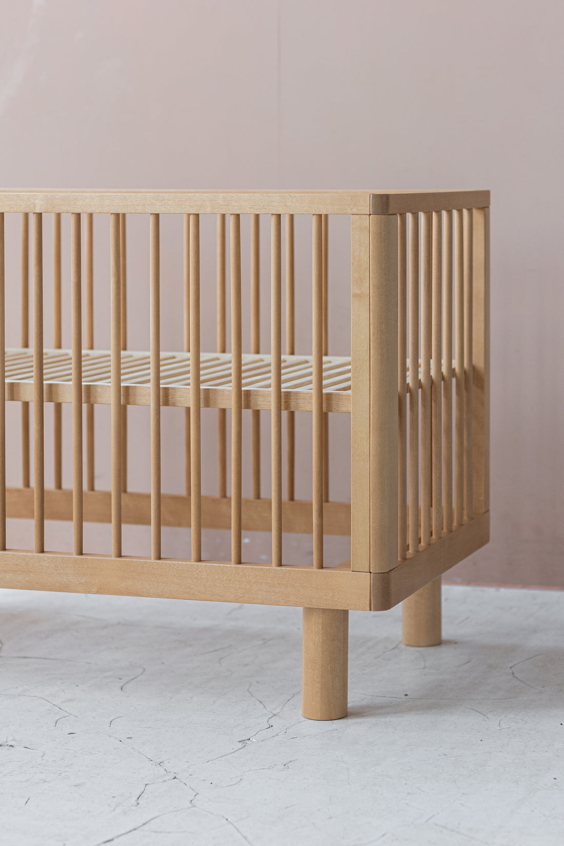 Nox cot in natural wood / PRE - ORDER, shipping on or before 25th of October!