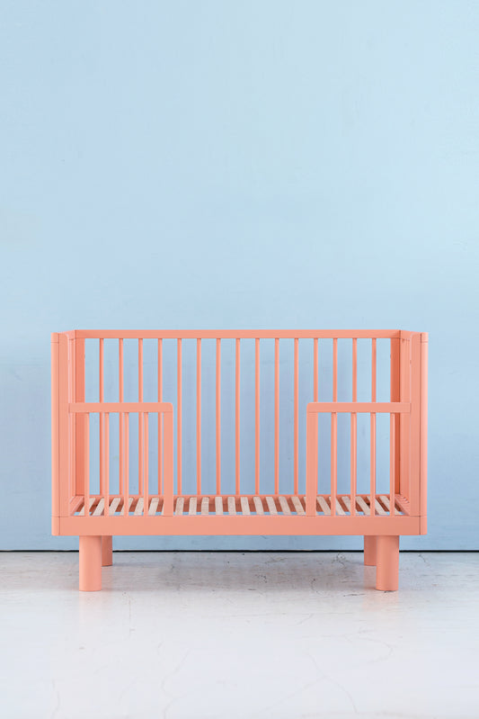 Nox cot conversion rail in pink