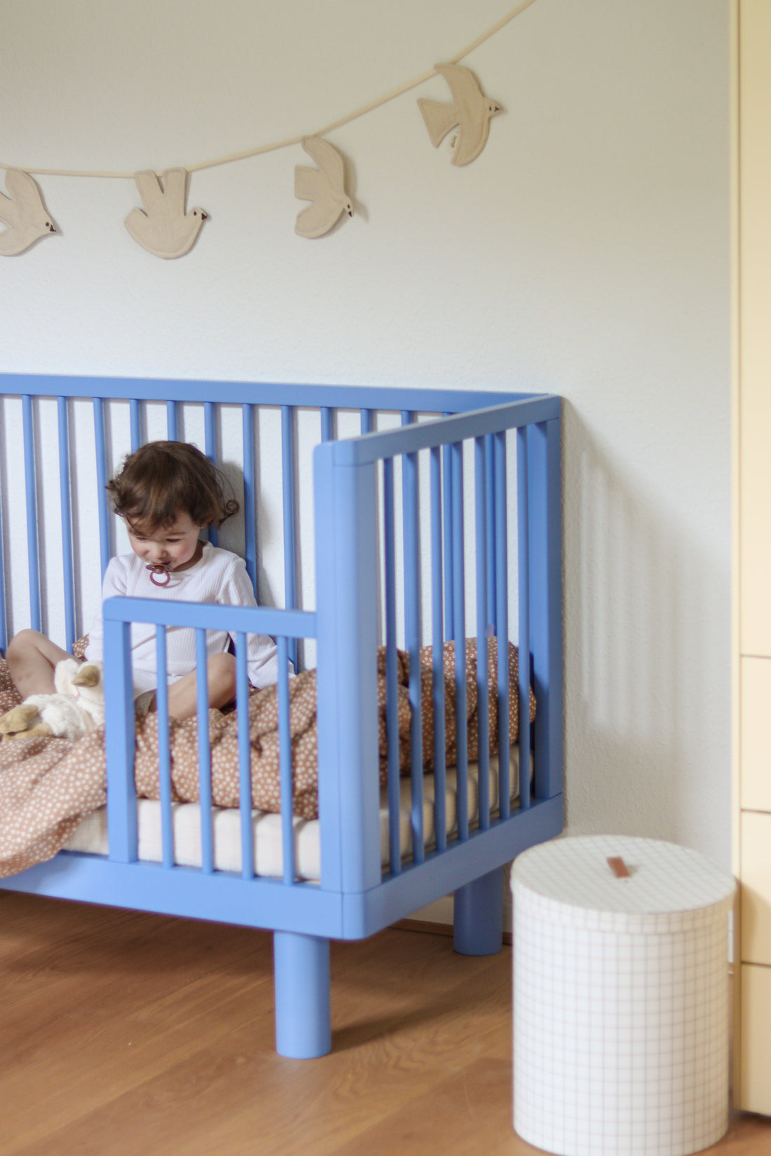 Nox cot in blue